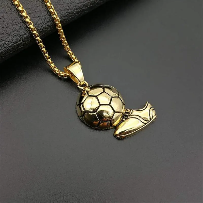 Gold football deals pendants