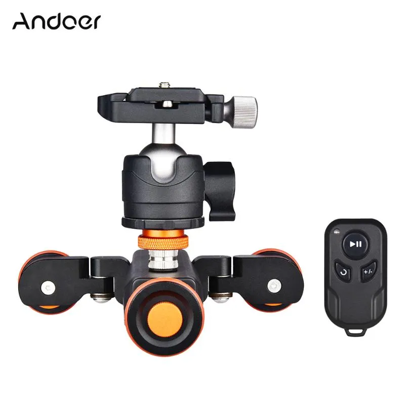 Andoer L4 Pro Motorized Camera Video // DSLRカメラスマートフォンのワイヤレスリモートコントロール付きドリー写真