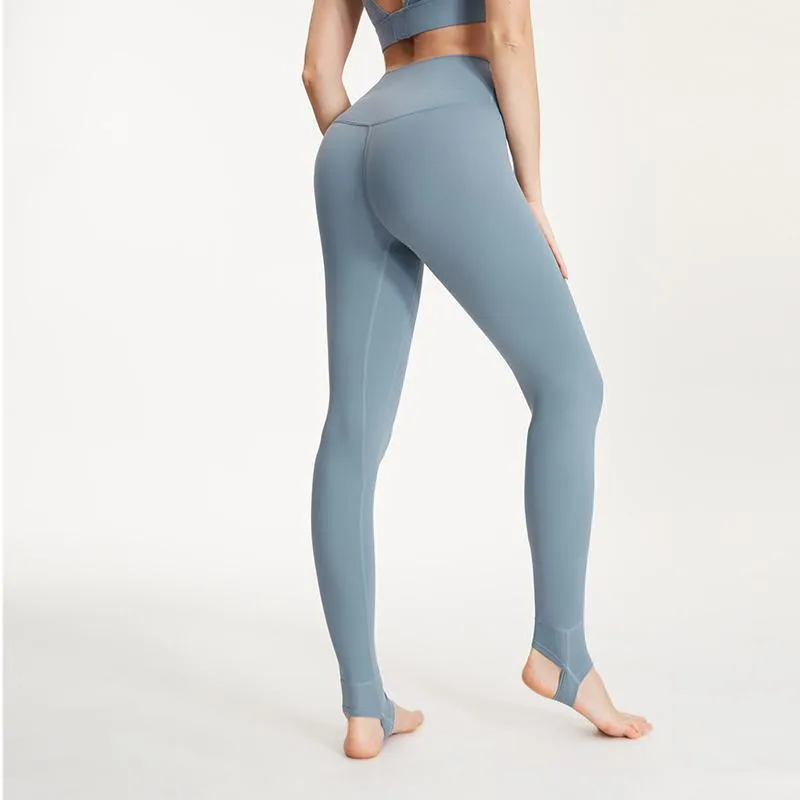 Yoga Outfit Women's High Waist Sports Pants Fitness Workout Stirrup  Leggings Tummy Control Leggins For Female Running Gym Sportswear