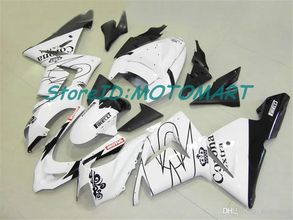 هيئة Kawasaki Ninja ZX1000C ZX 10R 04 05 ZX10R ZX1000 C ZX-10R ZX 10 R 2004 2005 Fairing Kit KM32