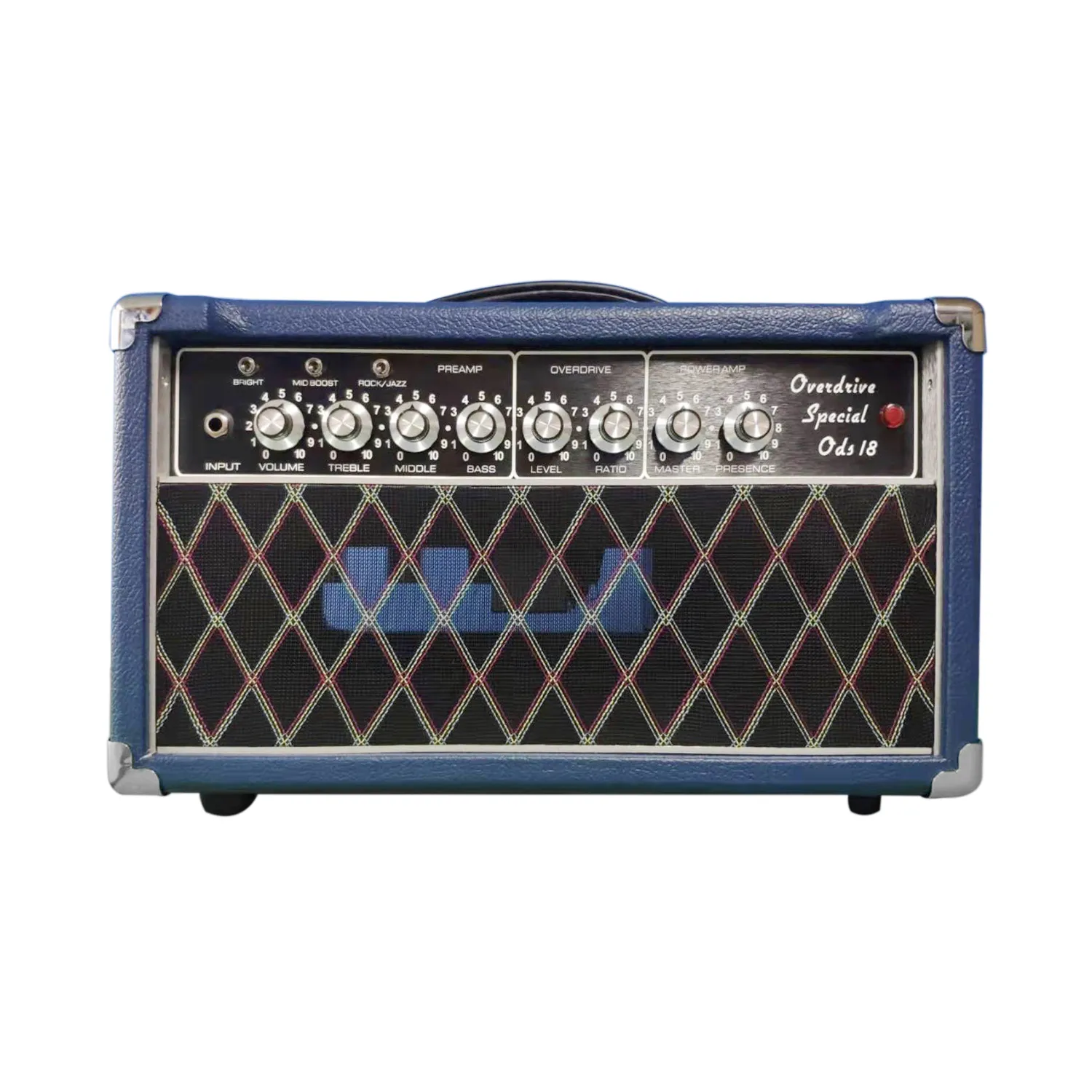 Özel Overdrive Özel Amplifikatör Kafası 20W Vana Gitar AMP Combo JJ Tüpler 2 x EL84; Döngü ile 3 x 12ax7