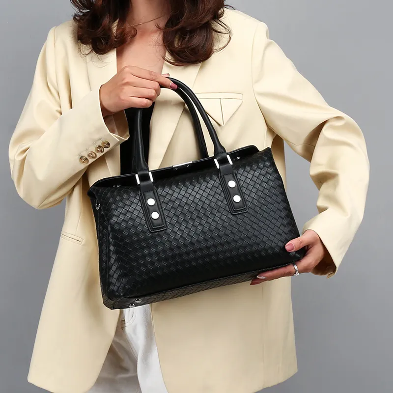 디자이너 토트 PU 가죽 캐주얼 크로스 바디 가방 여성을위한 2020 새로운 럭셔리 핸드백 레이디 탑 핸들 가방 고품질 어깨 가방