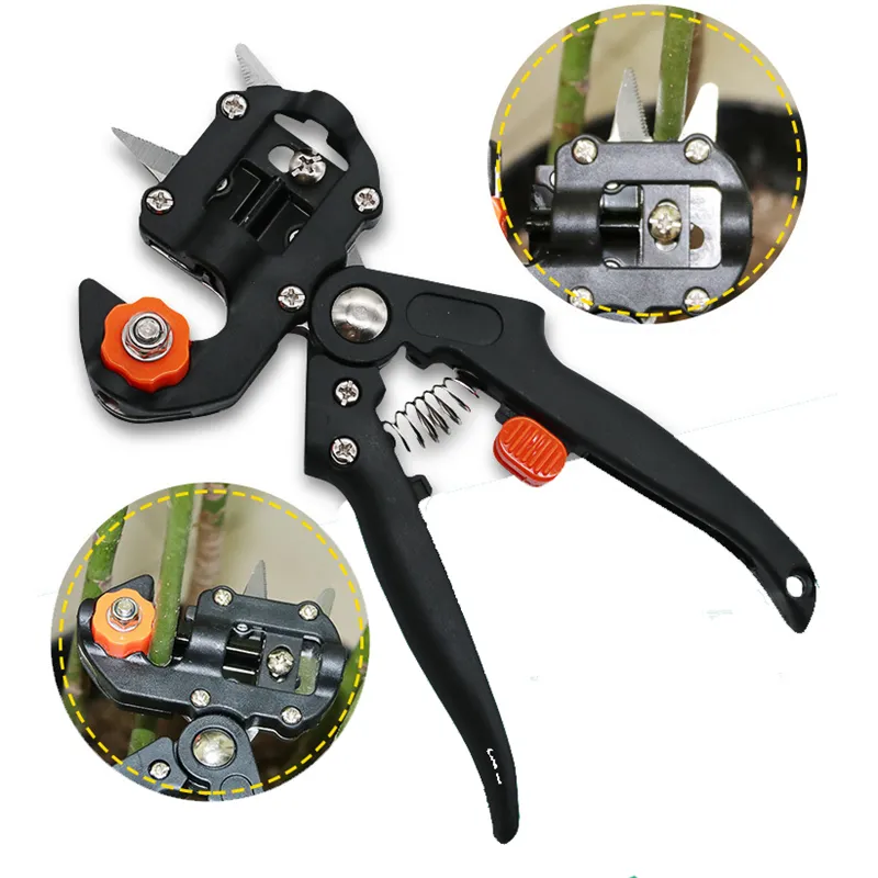 Grafting Pruner Garden Professional Branch Cutter Secateur Przycinanie Nożyce rośliny Ogrodnictwo Nożyczce Ogrodnictwo z zamiennikiem Blade jk2101xb