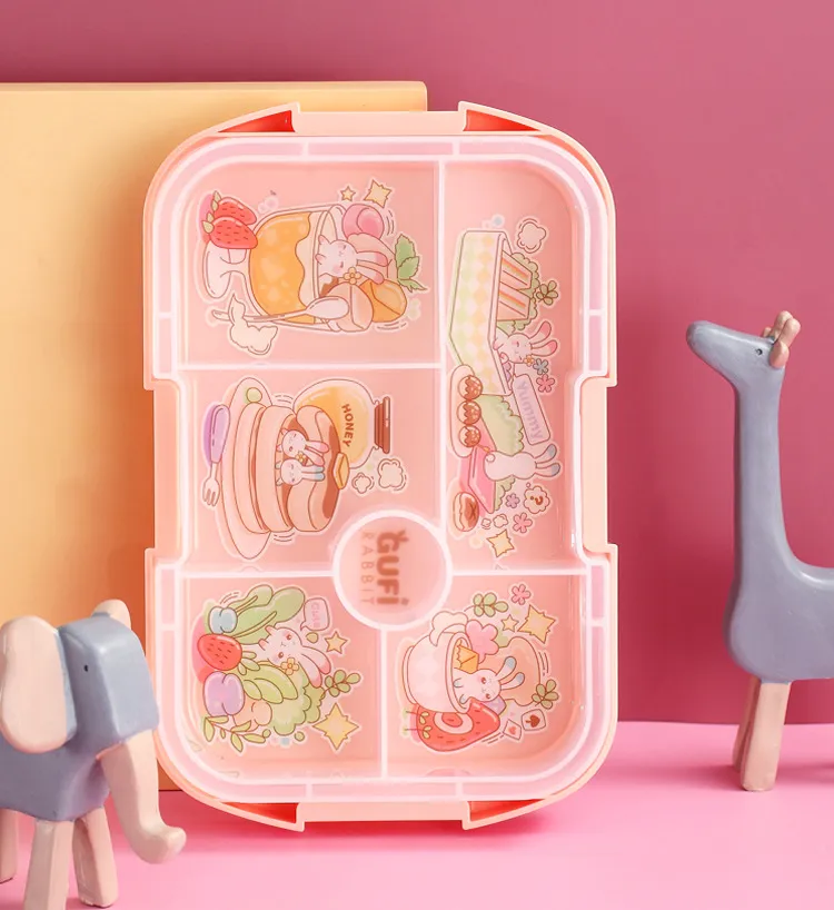 920ml Yumbox Bento Box 6 Grid Bento Boxes Microwave Dinnerware Food