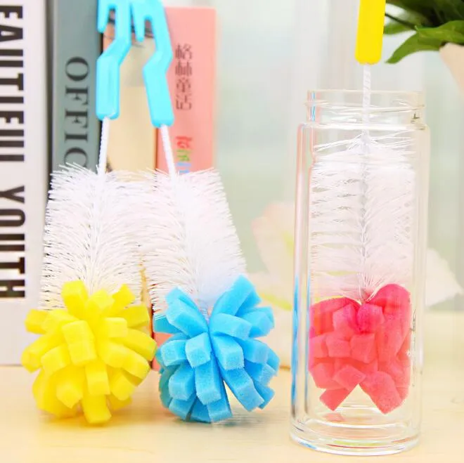 Baby Bottle Brushes Cleaning Cup Brush for Nipple Spout Tube Kids Feeding Cleaning Brush