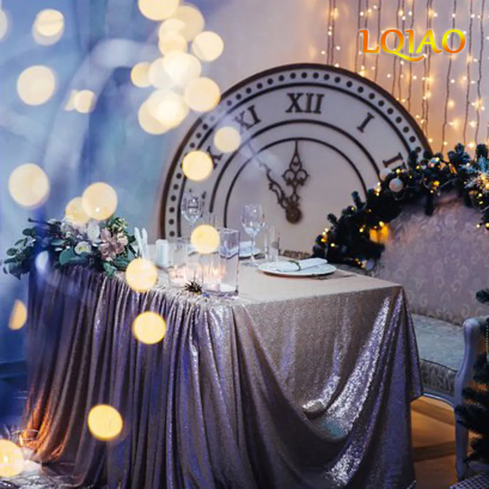 Champagne Sequin Tablecloth