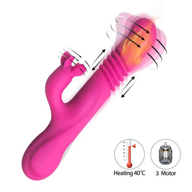 Nxy sex vibratorer g spot kanin vuxna leksaker för kvinnor 10 lägen klitoris stimulering vattentät personlig dildo clit stimulator 1227