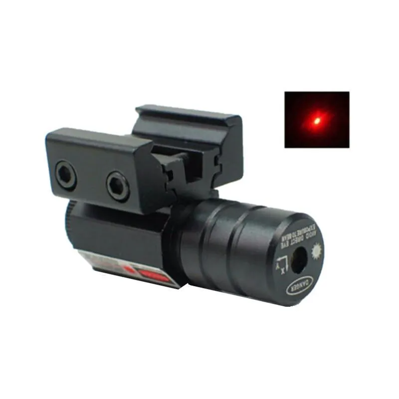 Tactical Laser Pointer High Power Red Dot Scope Weaver Picatinny Mount Set For Gun Rifle Pistol Shot Airsoft Riflescope qylQrq