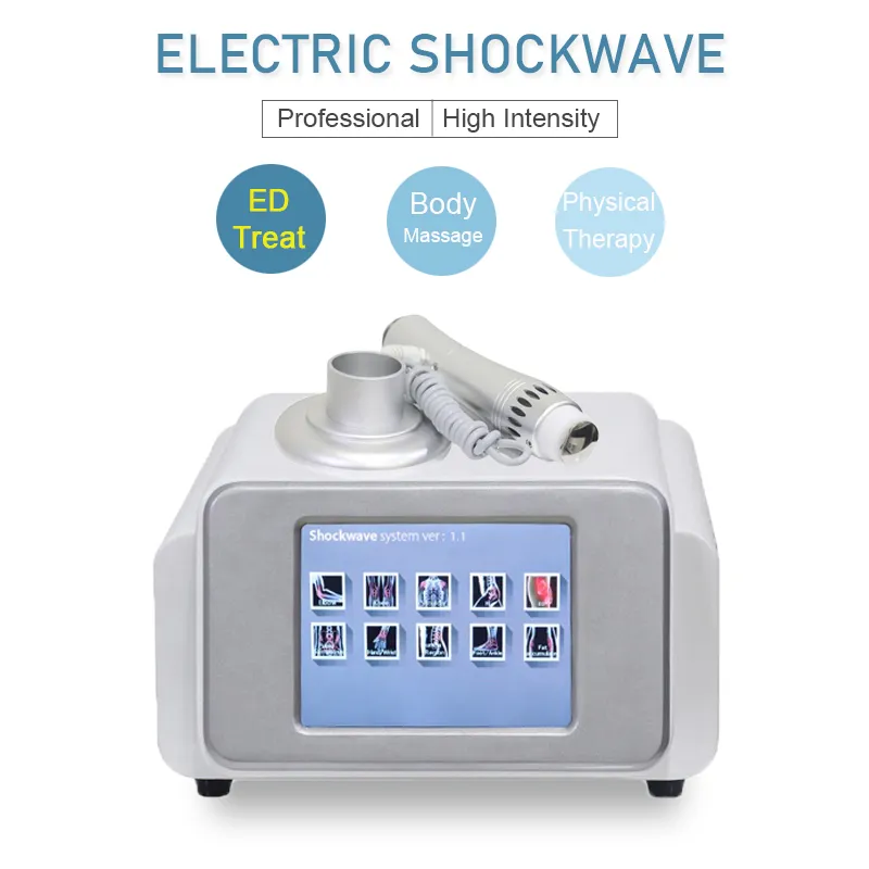 身体衝撃波筋肉痛療法機械衝撃波装備物理学的な肉体的なスリムな美容装備