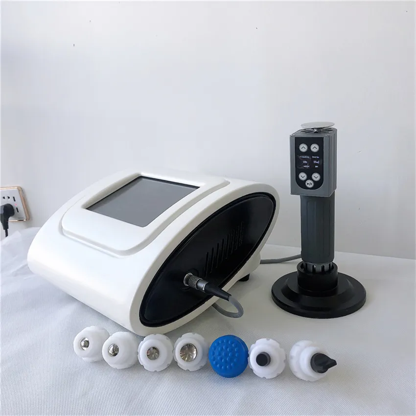 Shock Wave for Ed Behandlingsmassager Smärta Relief CE visat extrakorporeal muskel Koppla av kroppsmassager Hälsovårdsenhet Shockwave Therapy Machine