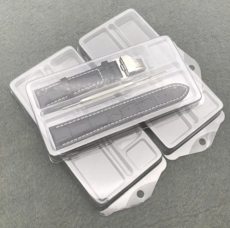 Klare, transparente Kunststoff-Uhrenarmband-Verpackungsbox, Uhrenarmband-Aufbewahrungsbox, Geschenkbox-Behälter