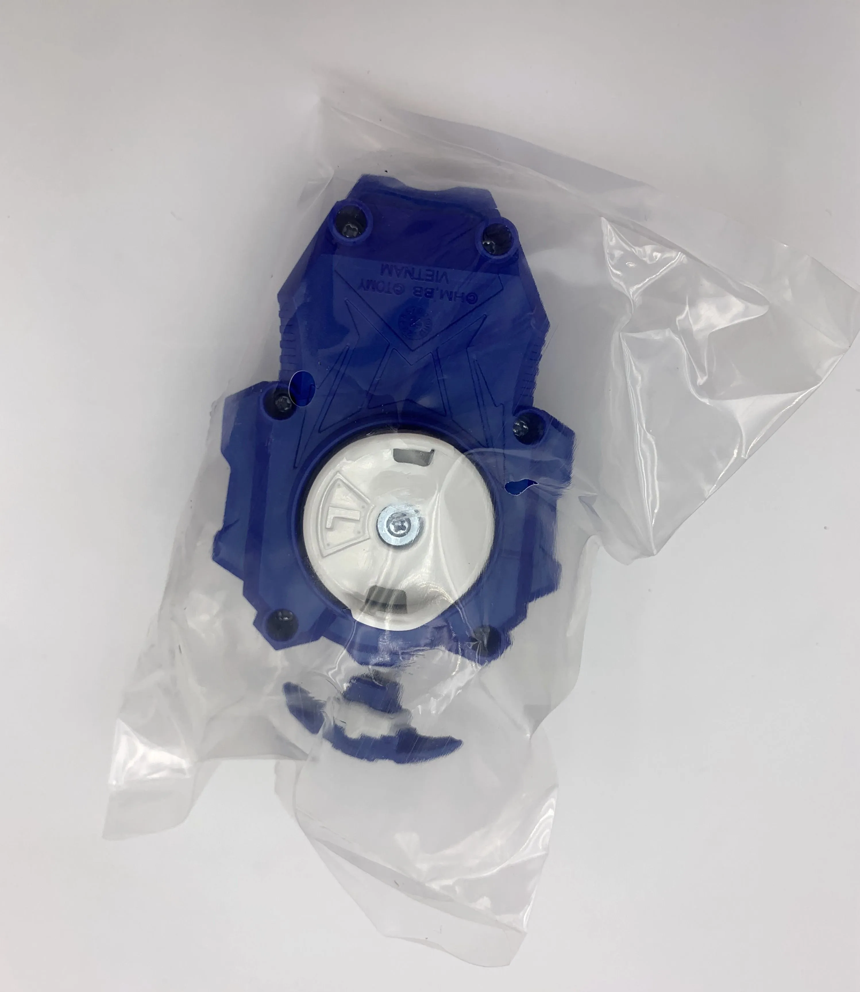 Lanzador Largo Para Beyblade Burst SuperKing - Modelo B-166, Color Azul (Takara Tomy)