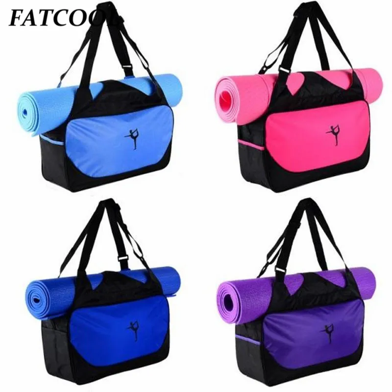 Calidad Multifuncional Yoga Mat Mochila Impermeable Hombro Portadores Bolsa de Yoga Bolsa de Gimnasio Bolsa Deportiva Sin Yoga Mat Q0115