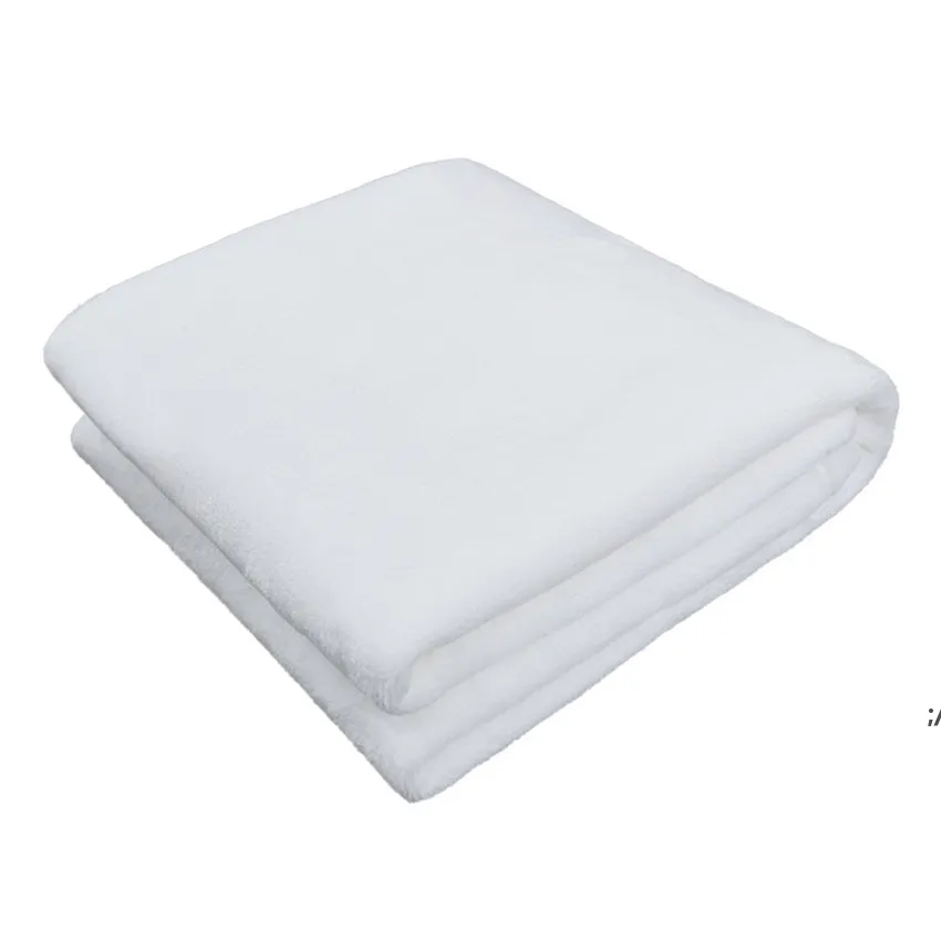 Wholesale! Sublimation Baby Blanket White Blank Soogan Carpets Theramal