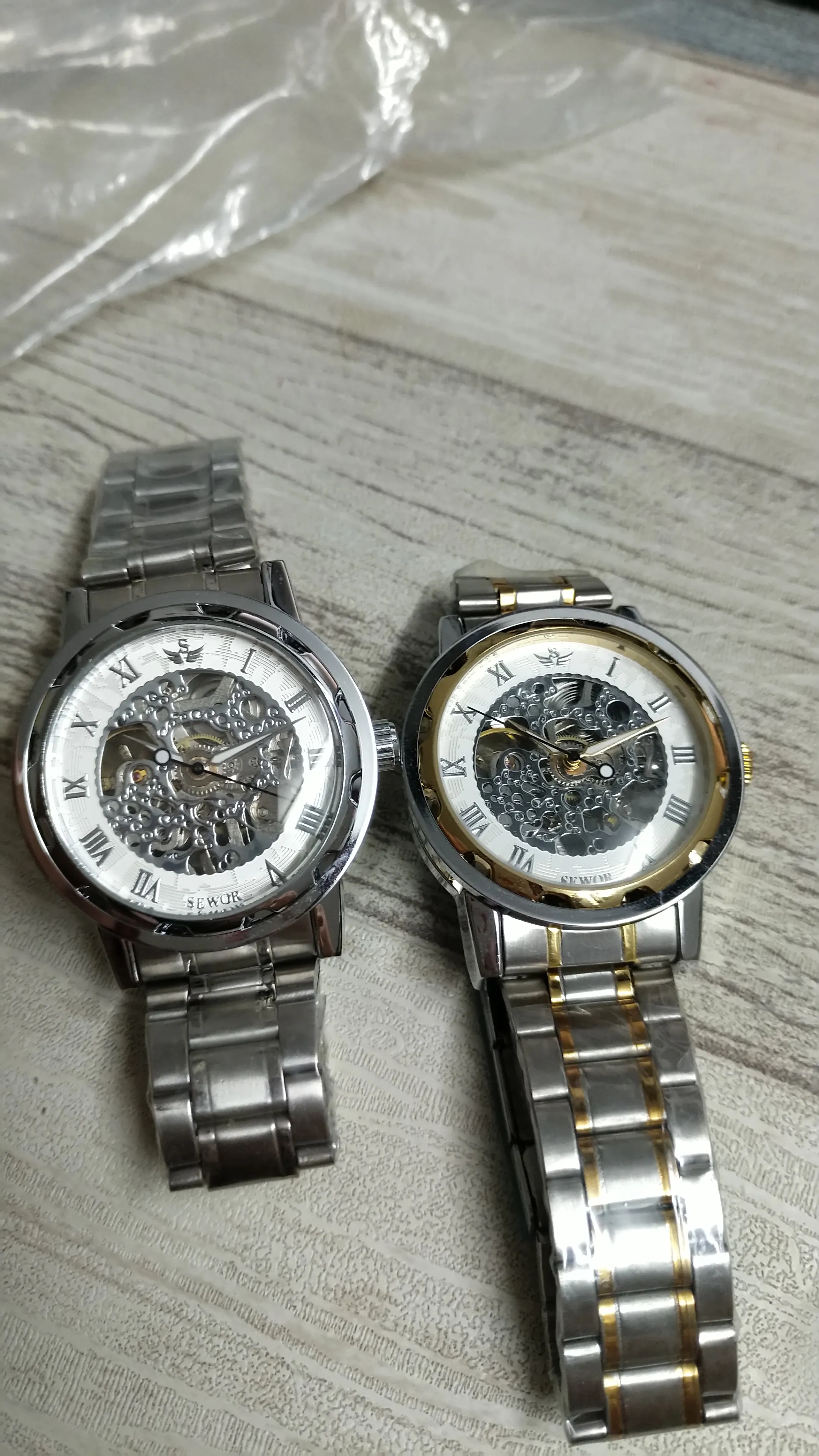 Mens metal band watches on sale