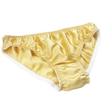 Lot De 3 Ou 6 Culottes Absorbantes En Satin De Soie Glacée - Taille Haute Invisible Et Confortable - Femme