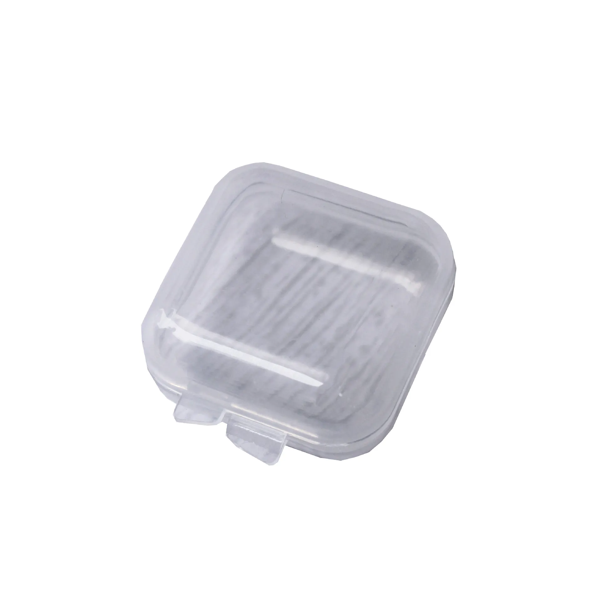 Small Plastic Storage Container Boxes Mini Clear Jewelry Earplugs Container  