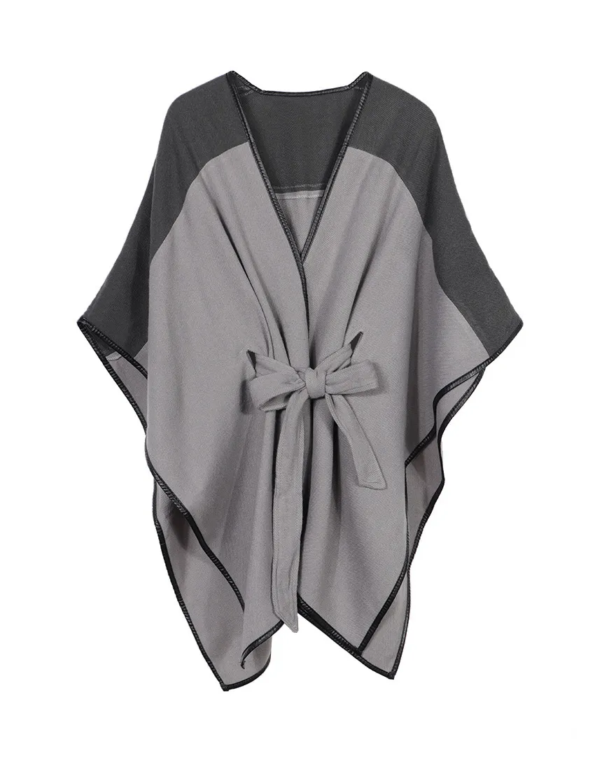 New Women Poncho Cape Open Front Cardigan Wrap Shawl Knitted Cashmere ...