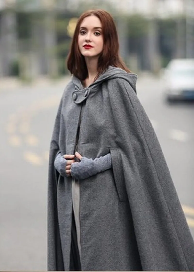 Cape longue on sale femme