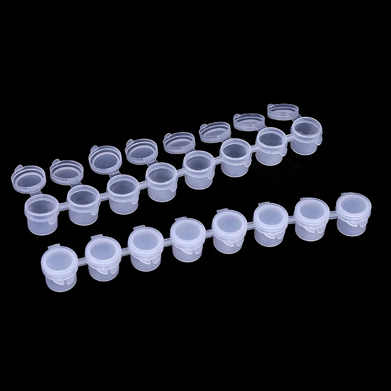 Wholesale 6 Pack Anti Leak Mini Hyperadrenergic Pots With Lids 2ML, 3ML 5ML  Sizes For Nylon Paint Brushes And Pigment Storage From Chaplin, $0.06