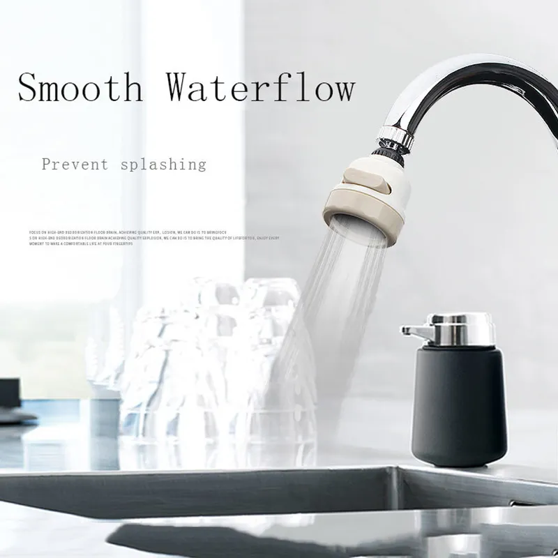 3 Modes Of Faucet Aerator 360 Degree Rotating Flexible Water-Saving High-Pressure Filter Adapter Sprayer For Kitchen