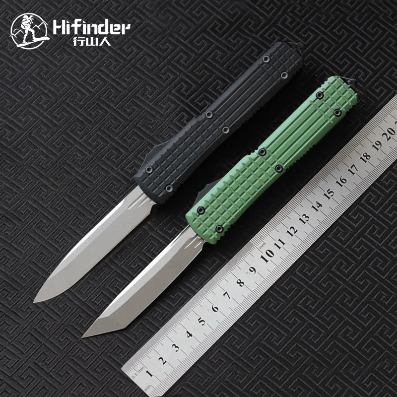 Hifinder Four styles D2 blade aluminum handle outdoor EDC hunt Tactical tool camping survival dinner kitchen knife