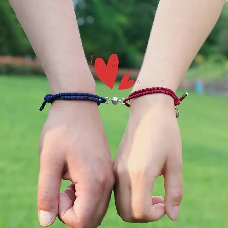 Couple bracelets that connect to each other hotsell