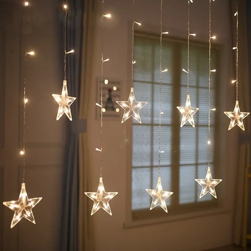 2-5M-Curtain-Light-LED-Star-Christmas-Garland-220V-EU-Outdoor-Indoor-lighting-String-Fairy-Lamp(1)