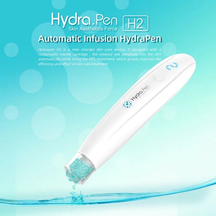 Перезаряжаемая гидрипен H2 Stamp Skin Skin Dermapen Electric Pen Ultima Microneedle Hydra Pen