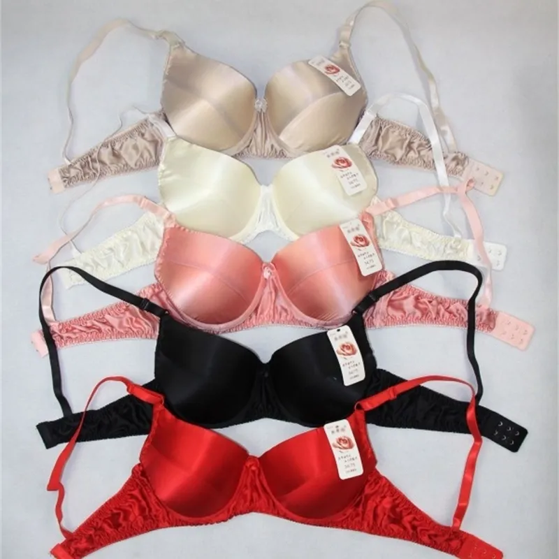 B Lote Lote 5 Par Novo Acolchoado Underwire 100% Puro Tamanho De