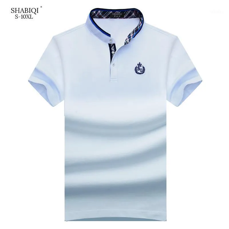 SHABIQI NEW Brand Men shirt Men Shirt Short Sleeve Stand Collar s T Designer 6XL 7XL 8XL 9XL 10XL1