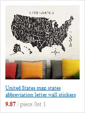 Large World Map Vinyl Wall Decal Sticker ... From Kong09, $8.5 | DHgate.Com