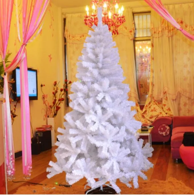 Białe Choinki Cedar Wyposażenie Drzewo Sztuczne Choinkowe Dekoracje Chrismas Home Party Xmas Tree Hotel Shop Okno