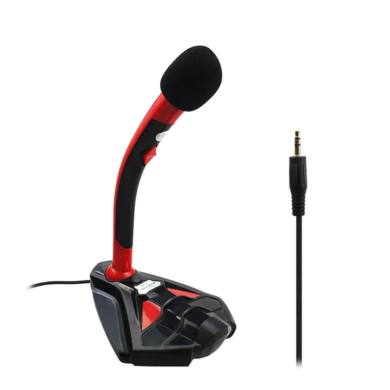 Bilgisayar Professional Karaoke için Taşınabilir Kablolu Mikrofon PC Kayıt için PC Güç Anahtarı Kayıt Mikrofonu için Mikrofon Mikrofon