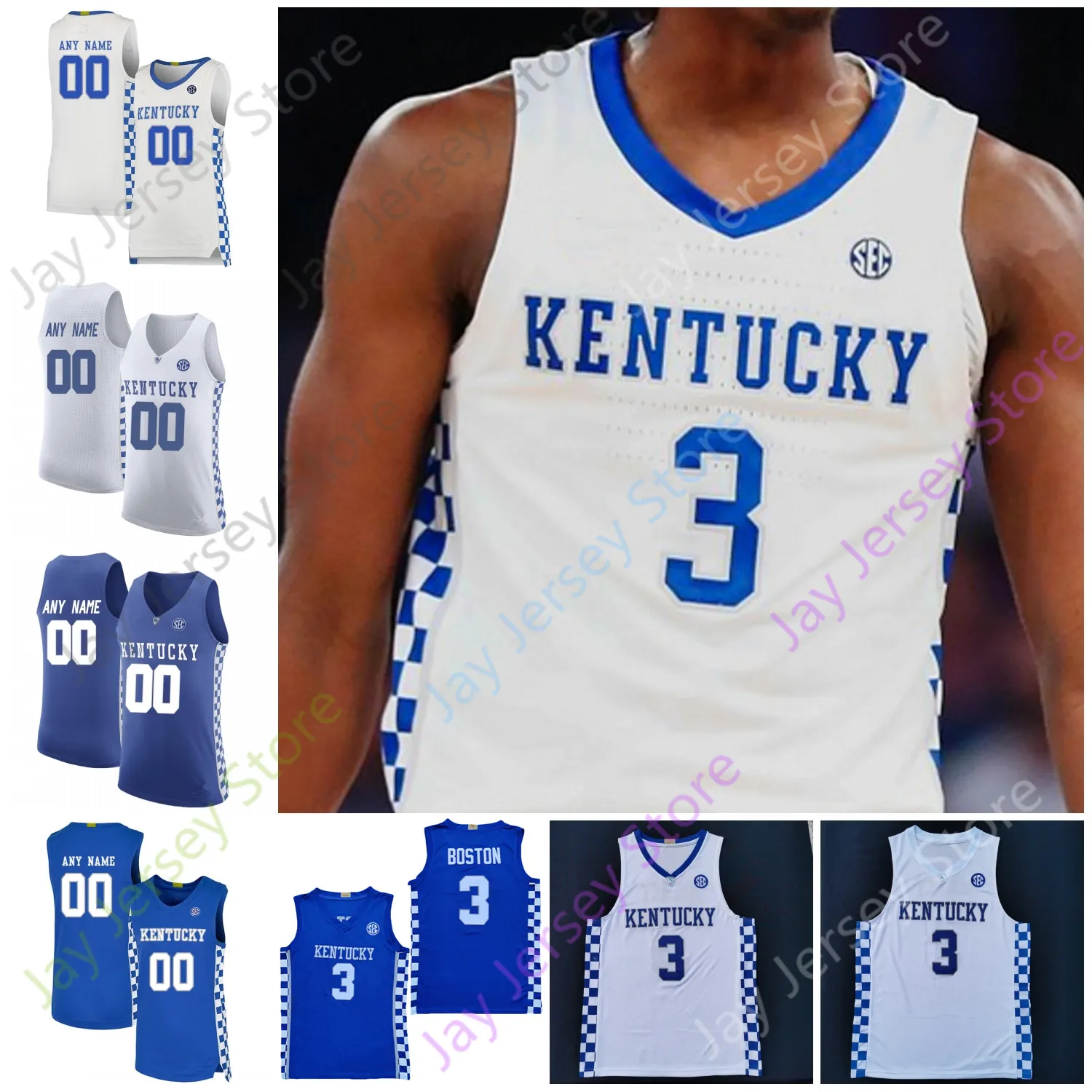 Jerseys Kentucky Wildcats Basketball Jersey NCAA College 0 Fox 22 Gilgeous-Alexander 23 Murray 12 Towns 11 Wall 4 Rondo 11 Dontaie Allen