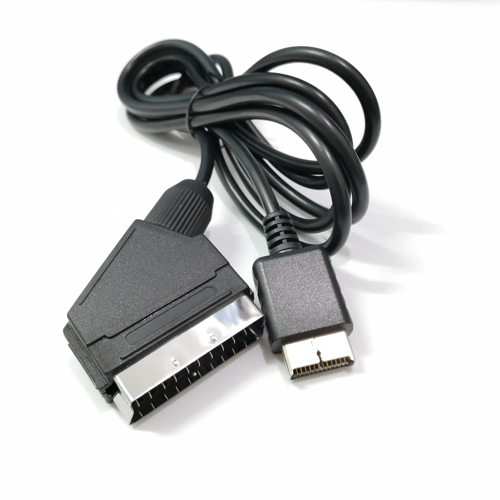 1,8m Scart Cable TV Real RGB Scart Cord Wymiana Złącze Connection Drut do Sony Playstation PS2 PS3 Slim Line