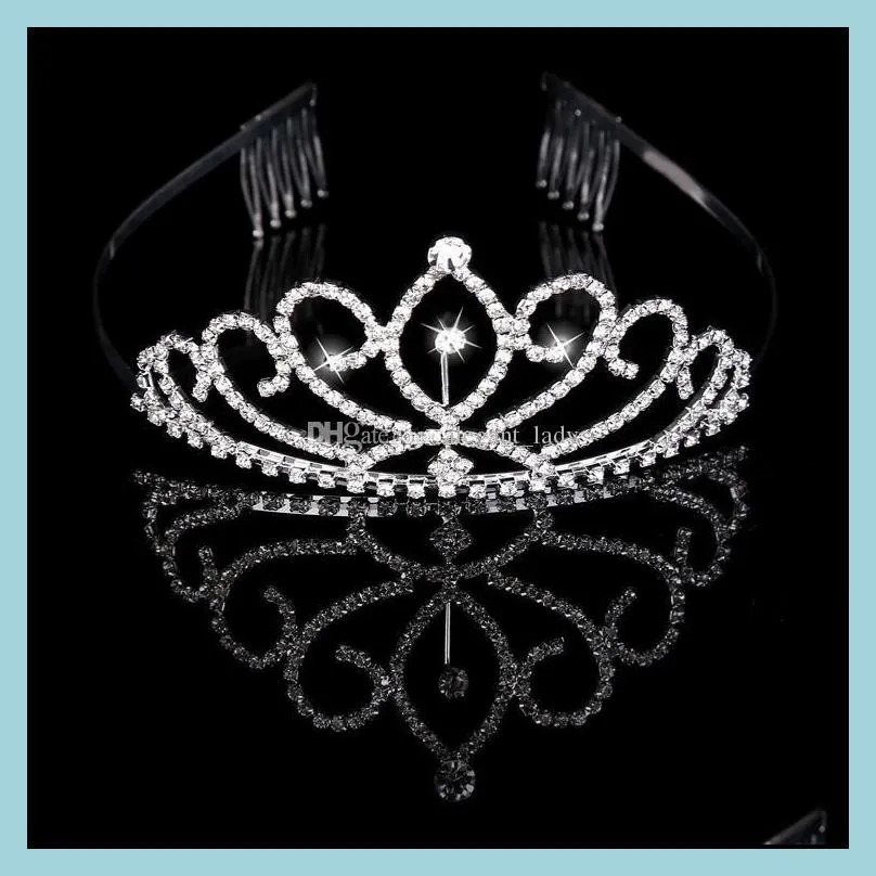 Bridal Tiaras Crowns With Rhinestones Bridal Jewelry pageant 2019 Evening Prom Party Performance Pageant Crystal Wedding Tiaras