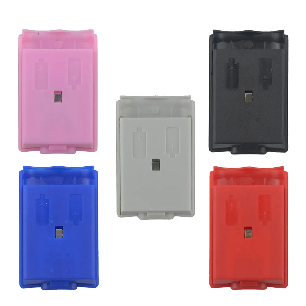 5 Färg Battery Case Shield Kit Back Cover Shell Pack för Xbox 360 Wireless Controller Gamepad Joystick Högkvalitativt snabbt fartyg