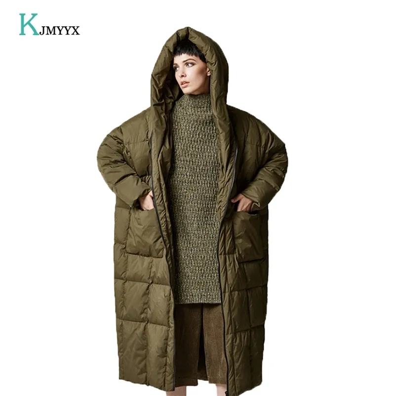 Kjmyyx jaqueta de inverno mulheres novas engrossar longo parka com capuz mulheres casaco de inverno casaco quente casacos casacos de casacos de casacos