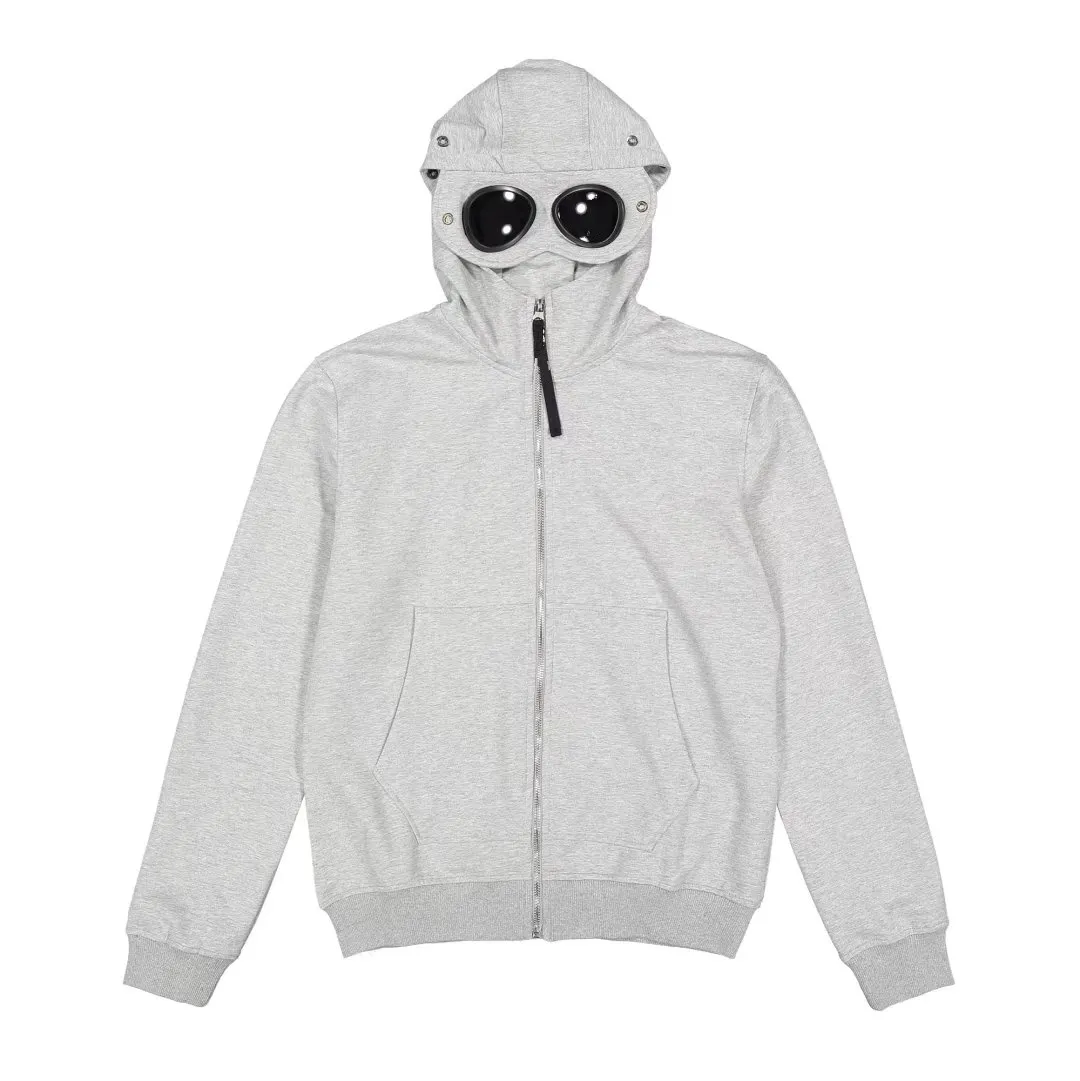 Sweatshirts Pure Euro-american Simple Personality Trend Sanitary Clothes Jacket Hat Glasses Zipper Hoodie Mens Hoodies