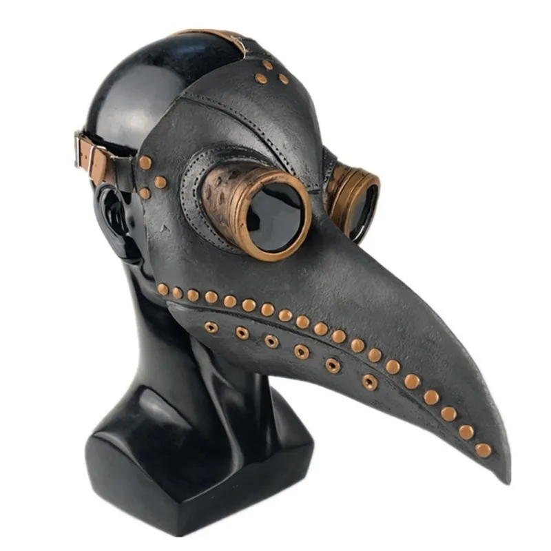 Plague Doctor Mask Birds Halloween Cosplay Carnaval Costume Props Mascarillas Party Mask Masquerade Masks Halloween Mask Y200103