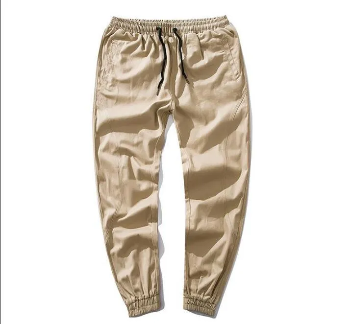 20ss رجل ركض السراويل الرجال التطريز الرياضية الرباط عارضة رياضية sweatpants بنطلون أسود أبيض مصمم عداء ببطء السراويل