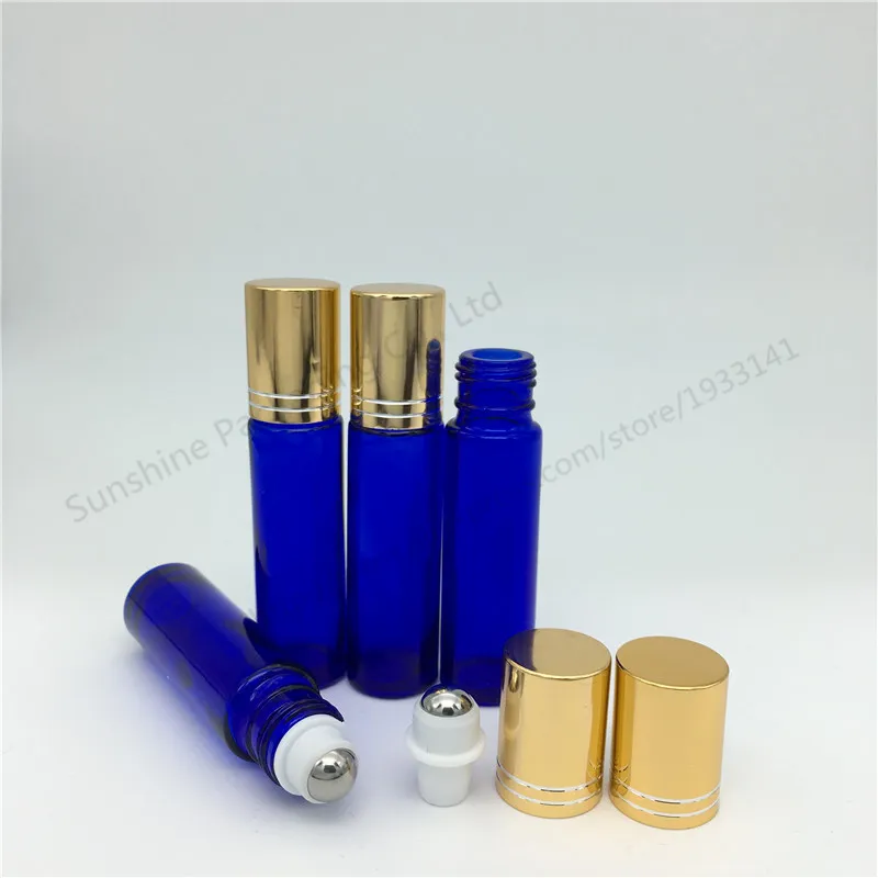 Free-shipping-3-x-10ml-essential-oil-glass-bottle-1-3-oz-blue-glass-roll-on (1)