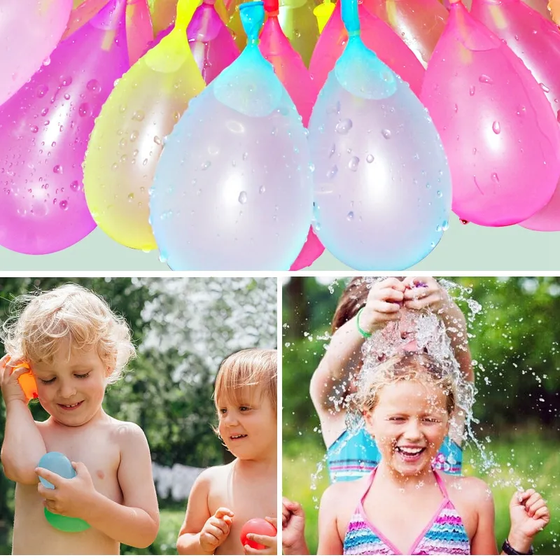 Water Balloon Toys Decoration Water Injection Rapid Filled Summer Waters Bomb Kids Water-filled Balloons Beach Fun Party Chindren S Globos Bomba De Agua
