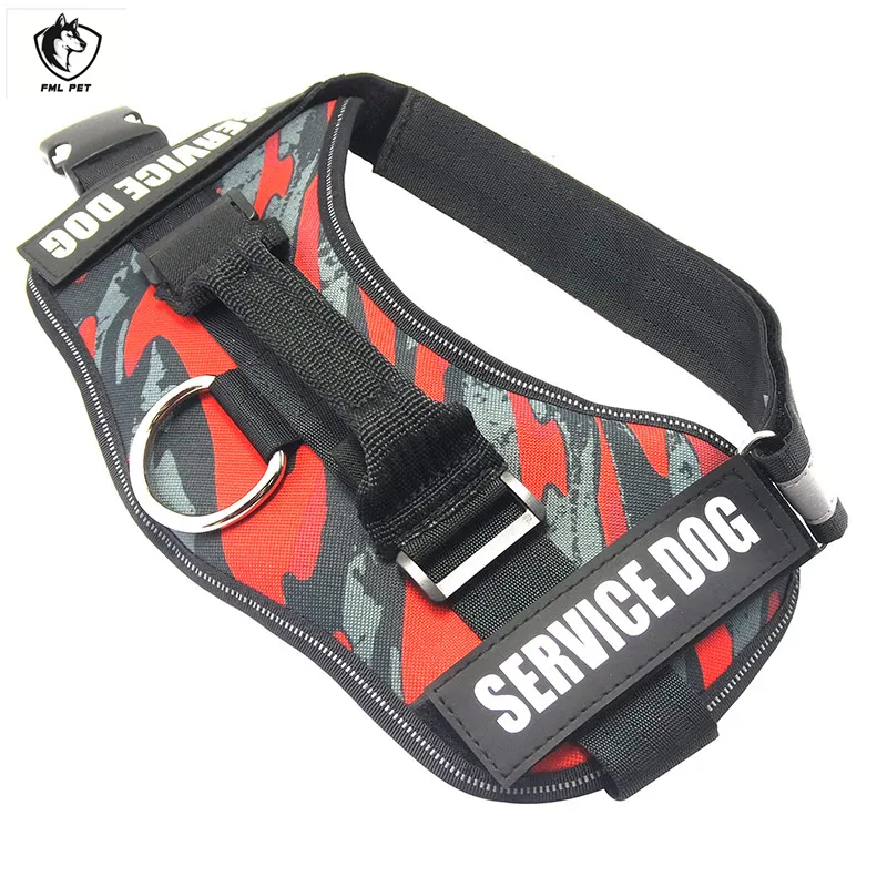 Pettorina per cani NO PULL Pettorina per animali personalizzata regolabile riflettente per gilet per cani Etichette identificative personalizzate Patch per cani da passeggio all'aperto Q205e