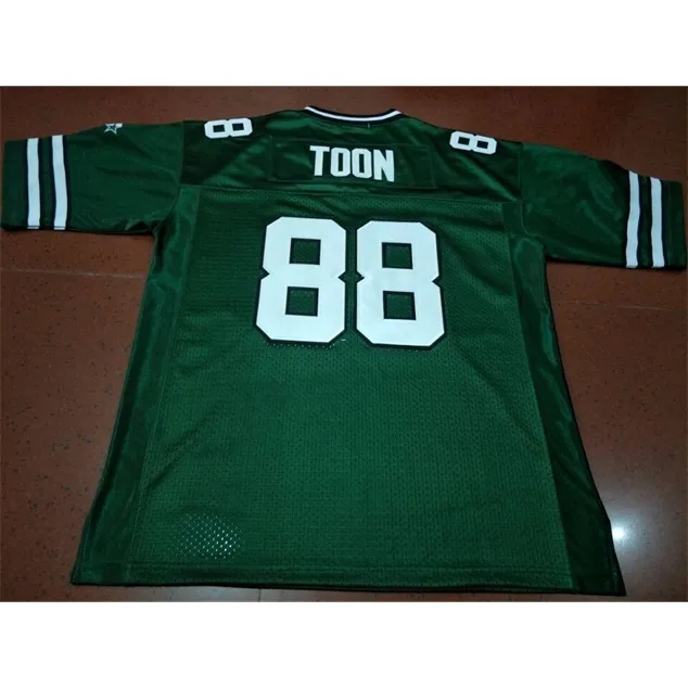 3740 1992 #88 Al Toon real Full embroidery College Jersey Size S-4XL or custom any name or number jersey