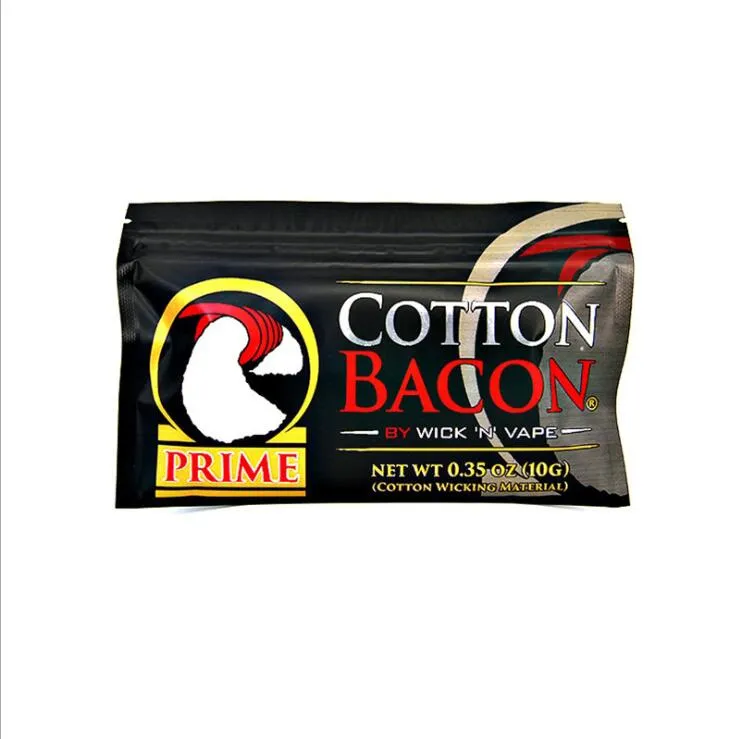 Gouden 2.0-versie Cotton Bacon Prime Organic Pure Cottons Wick-tas voor verwarmingsspiraaldraad