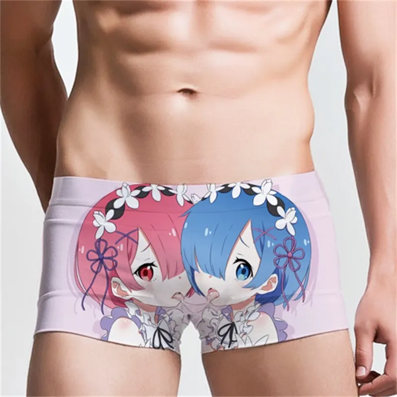 Novo Re Zero Kara Hajimeru Isekai Seikatsu Ram Rem Rem Anime Underwear  Underpants Precisa Dos Desenhos Animados Presente Frete Grátis Y200115 De  $169,99