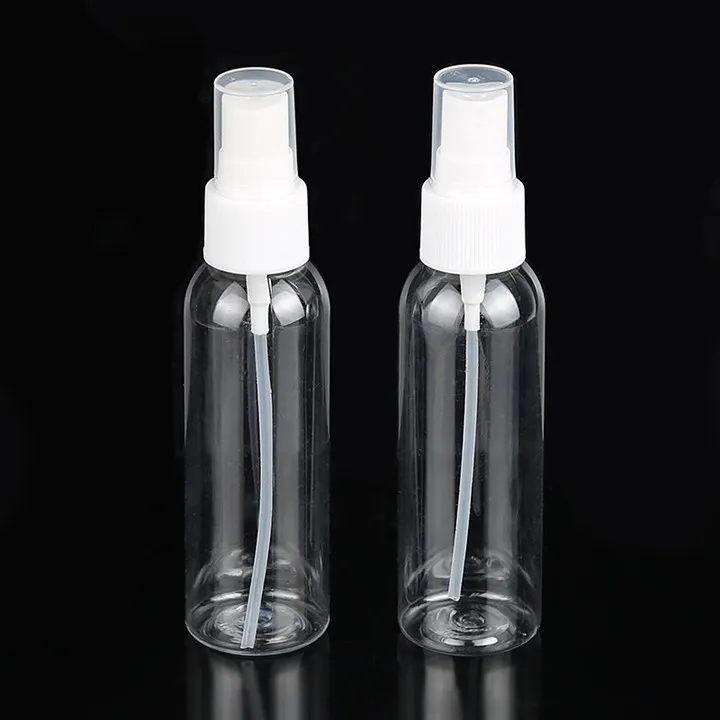 Wholesale Clear Pet Plastic Spray Bottles Small Sizes 30ml, 50ml, 60ml