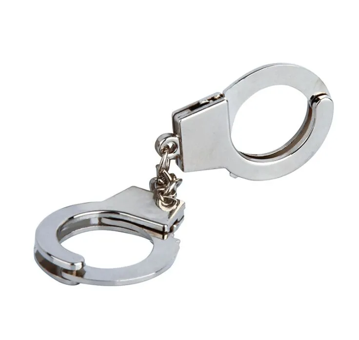 Новая фабрика прямой продажи моделирование брелок Creative Love наручники наручники для наручников цепочка ключей все металлические мини-версия